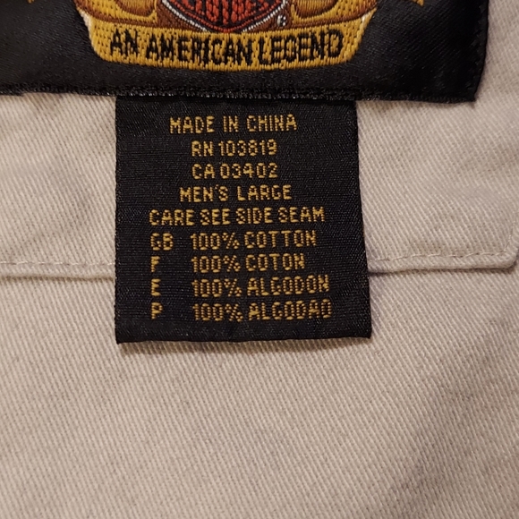 Harley-Davidson Mens Vintage Mechanix Jacket Black Patches Logo Size L LOOK! - Picture 5 of 8